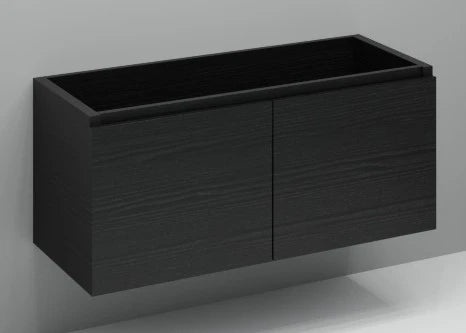 Procasa Kivu sous-meuble avec 2 portes sans poignées 1200 x 475 x 520 mm - raven oak