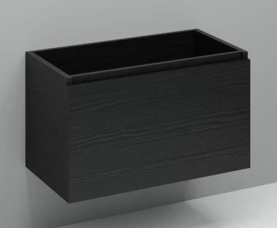 Procasa Kivu sous-meuble avec 1 tiroir sans poignées 900 x 475 x 520 mm - raven oak
