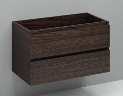Procasa Kivu sous-meuble avec 2 tiroirs sans poignées 900 x 475 x 520 mm - lungo - découpe centrale