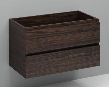 Procasa Kivu sous-meuble avec 2 tiroirs sans poignées 900 x 475 x 520 mm - lungo - découpe gauche