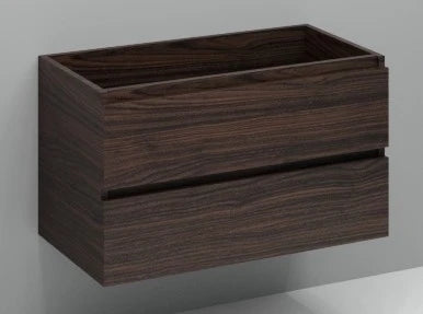 Procasa Kivu sous meuble lavabo 2 tiroirs sans poignée 900 x 475 x 520 mm - lungo - découpe droite