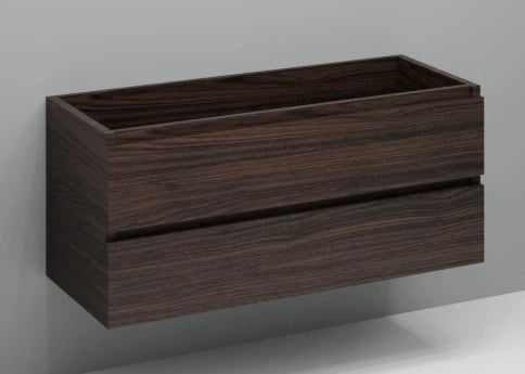 Procasa Kivu sous-meuble avec 2 tiroirs sans poignées 1200 x 475 x 520 mm - lungo - découpe gauche