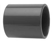 Nicoll PVC Pression manchon FF 40 x 40 mm - PN16 - gris