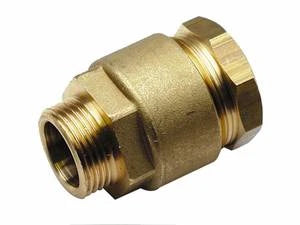 Huot BSN laiton bicône de transition droit MF 1/2 x 1/2 M
