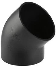 Geberit PE coude 45° 63 x 63 mm