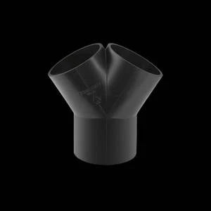 TE-CULOTTE GEBERIT 90 MM X 110 MM X 90 MM noir pe 60degr