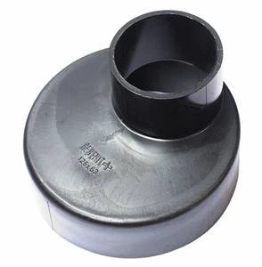 Geberit PE réduction excentrique 125 x 63 mm