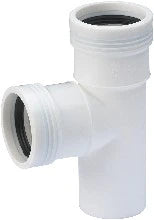 Wavin Wafix PP blanc té 88° MFF 40 x 40 x 40 mm