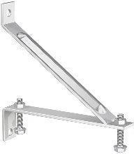 SUPPORT ANGULAIRE FLAMCO HS3 en combinaison avec R1 et R2 - horizontal
