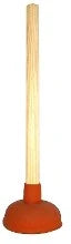 DBJ déboucheur 140 mm - rouge - avec manche en bois