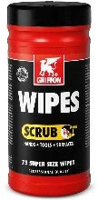 NETTOYAGE UNIVERSEL GRIFFON WIPES avec scrub pour mains - outils - surfaces