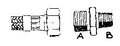 Overtrop mamelon mazout MM 3/8 x 1/4