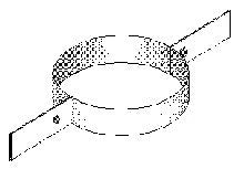 Roccheggiani Isoflex collier de fixation 130 mm
