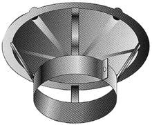 Roccheggiani SPG 316L inox simple paroi chapeau pare-pluie 180 mm