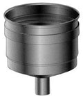 Roccheggiani SPG 316L inox simple paroi bouchon et vidage 80 mm (joint Viton)
