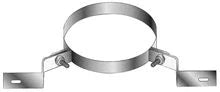 Roccheggiani SP - DP25 inox fixations murales 150 mm - convient pour DP25 100 mm (100/150)
