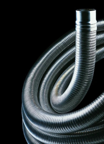 Roccheggiani Isoflex TDX 316L inox double flexible 130 mm (rouleau 30m) - pas pour condensation - prix par mètre
