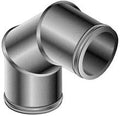 Roccheggiani DP25 inox double paroi coude 90° MF 130 x 130 mm (130/180)