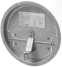 Watts KZR150W régulateur tirage cheminée 150 mm - avec manchette prémontée