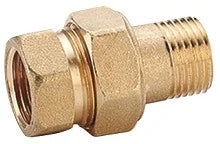 Giacomini laiton raccord en 3 pièces droit MF 1/2 x 1/2