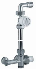 Giacomini  R438MTG ens. bi-tube mur rob. droit+courbe aa 1/2" X18
