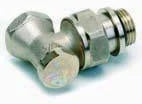 Comap 2428 raccord de radiateur 3/4 équerre nickelé et réglable (verrouillable)
