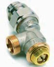 Comap 908E vanne radiateur 1/2 X M22 équerre/inversée p/robinet therm.-racc.conique nickelée-auto-étanch