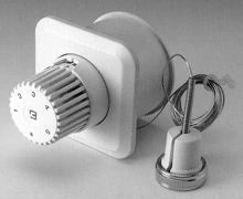 Begetube tête thermostatique avec télécommande type 3000 - blanc - capillaire 2 mètres