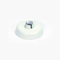 Begetube rosace de finition simple 15 mm - blanc