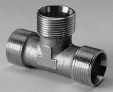 Begetube laiton té MFM M24 x 1/2 x M24