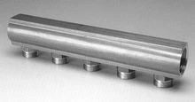 Begetube laiton collecteur sans trou de purge 4/4 - 8 x M24
