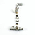 Begetube ensemble 3 voies thermostatisable 100% raccordement mural avec insert droit avec coude 1/2 x M24