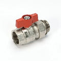 Begetube vanne à bille avec raccord MF 4/4 x 4/4