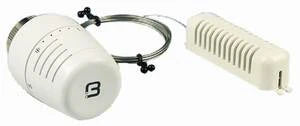 Begetube tête thermostatique encastrée avec sonde à distance type 5000 - blanc - capillaire 2 mètres