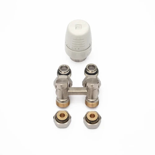 Begetube set radiateur de raccordement 1 avec bloc H pour raccordement mural