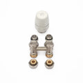 Begetube set radiateur de raccordement 1 avec bloc H pour raccordement mural