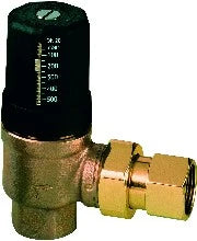 Heimeier Hydrolux soupape différentielle FF 3/4 x 3/4 - avec raccord