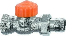 Heimeier Eclipse vanne thermostatique 1/2 nickel bronze droit dn15