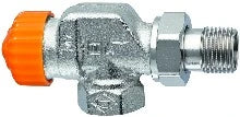 Heimeier Eclipse vanne thermostatique 1/2 nickel bronze équerre inversé dn15