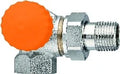 Heimeier Eclipse vanne thermostatique 1/2 nickel bronze double équerre dn15 - raccord à gauche