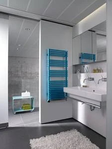 Zehnder Forma Air radiateur sèche-serviette électrique avec blower 1226 x 496 mm - 750 + 1000 W - Ral 9016 blanc signalisation - incl commande