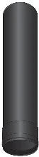 TUYAU SIMPLE PAROI ISOLECO SPGN 1000 - MM 80 MM inox 316l laqué noir
