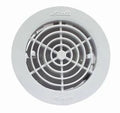 Nicoll Vent grille de ventilation 125 mm - blanc - avec moustiquaire