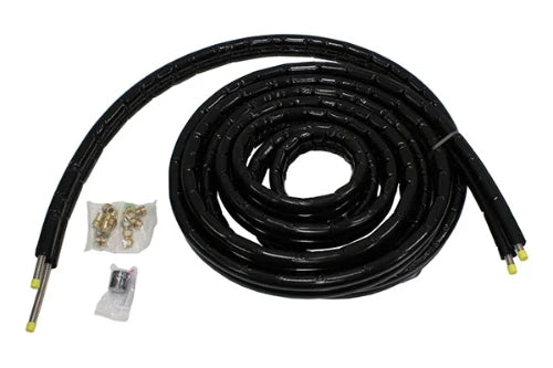 Vaillant auroTHERM cuivre tuyau duo 2-en-1 (longueur rouleau 15m) DN16 - incl 4 raccords et 4 supports fixationss - prix par rouleau avec accessoires