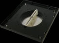 Renson système C+ Evo base pour grille réglable 125 mm - 174 x 174 mm - noir