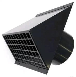 Begetube Profi-air grille extérieure DN180 - noir