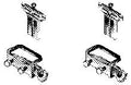 Rofix support set de 2 pour consoles sur pied radiateurs à pannaux