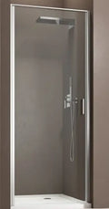 Aquaconcept Factor 401 porte de douche pivotante 950-990 mm - chromé brillant - transparent - traitement du verre: AquaClean
