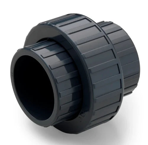 Eupen PVC Pression raccord union 3-pièces FF 50 x 50 mm