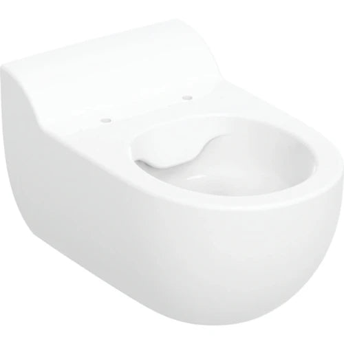 Geberit Bambini cuvette suspendue Rimfree pour enfants - sans bride - 335 x 530 mm - avec trous pour abattant - blanc